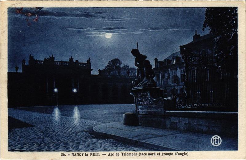 Carte postale ancienne Nancy Arc de Triomphe à Nancy