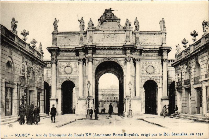 Carte postale ancienne Nancy Arc de Triomphe à Nancy