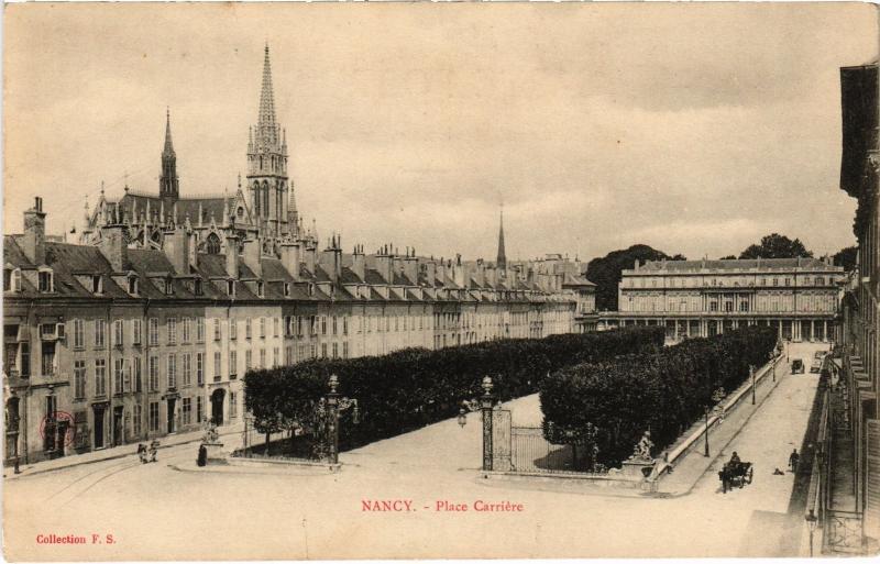 Carte postale ancienne Nancy Place Carriere à Nancy