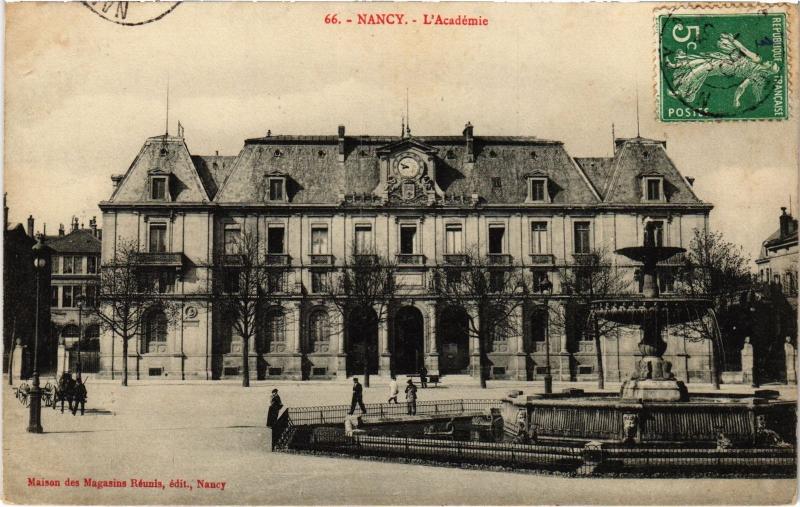 Carte postale ancienne Nancy Academie à Nancy