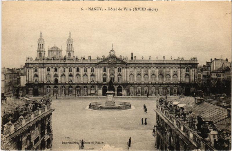 Carte postale ancienne Nancy Hotel de Ville à Nancy