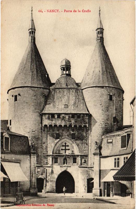 Carte postale ancienne Nancy Porte de la Craffe à Nancy