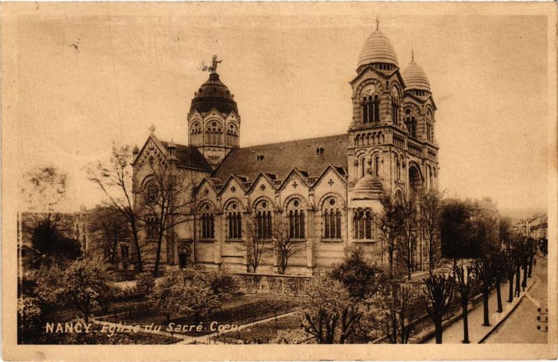 Carte postale ancienne Nancy Eglise du Sacre Coeur à Nancy