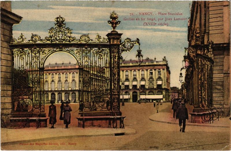 Carte postale ancienne Nancy Place Stanislas à Nancy