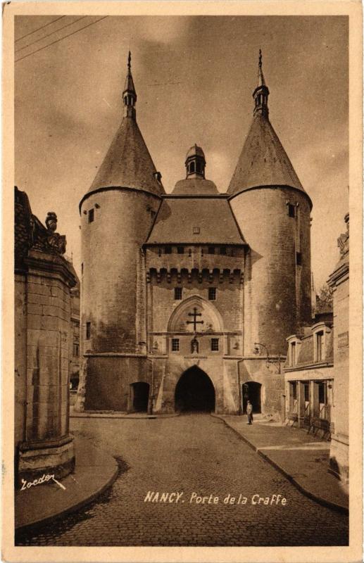 Carte postale ancienne Nancy Porte de la Craffe à Nancy