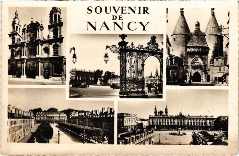 Carte postale ancienne Nancy souvenir à Nancy