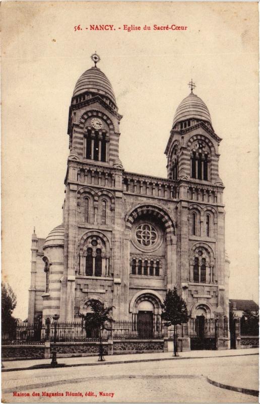 Carte postale ancienne Nancy Eglise du Sacre Coeur à Nancy