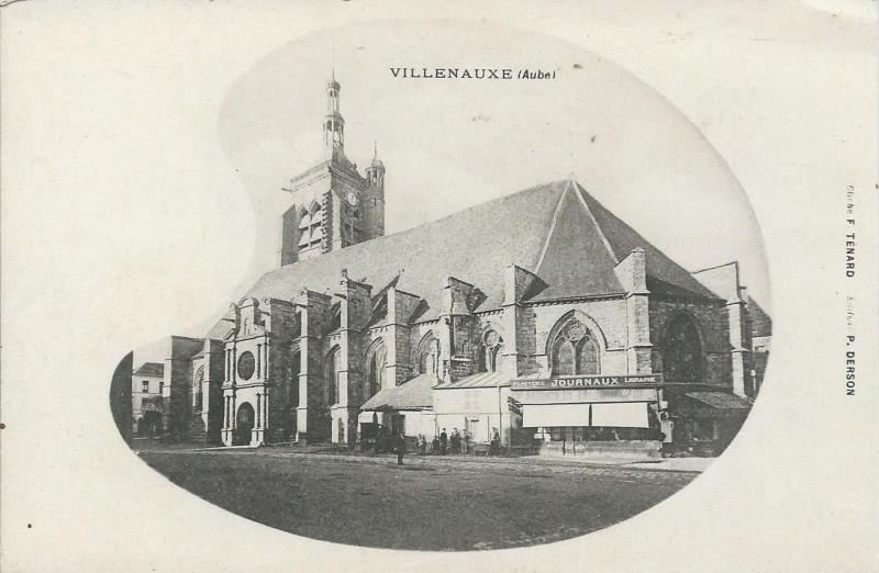 Carte postale ancienne Eglise à Villenauxe-la-Grande