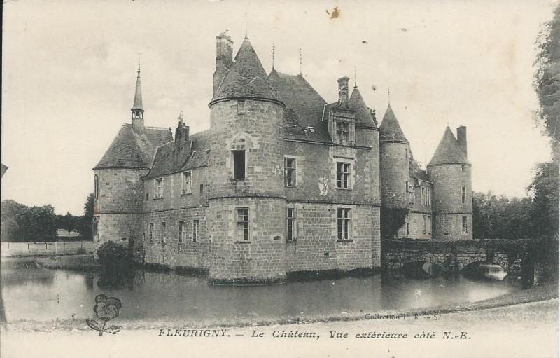 Carte postale ancienne Le Château à Thorigny-sur-Oreuse