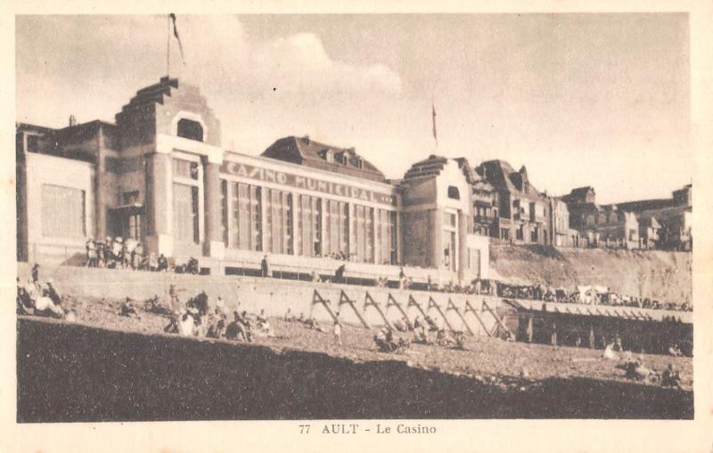 Carte postale ancienne Ault - Le Casino à Ault