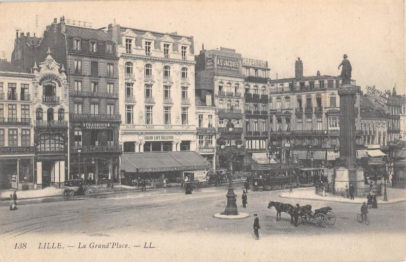 Carte postale ancienne Lille - La Grand Place à Lille