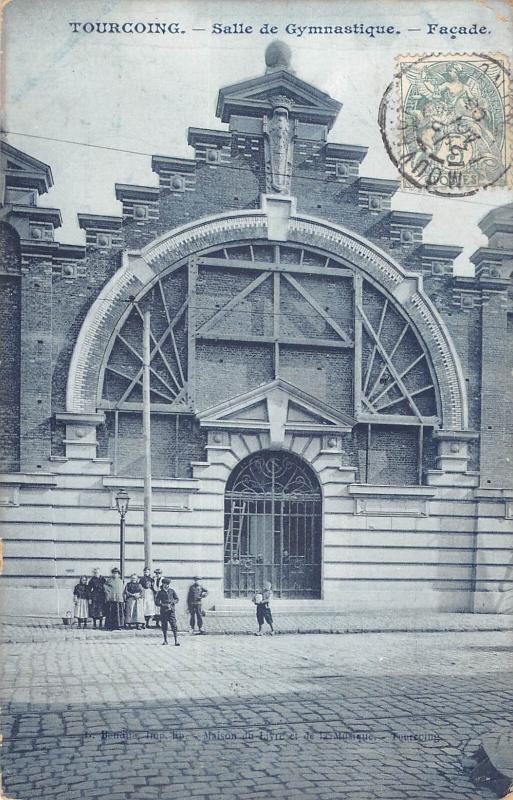 Carte postale ancienne Tourcoing - Salle De Gymnastique à Tourcoing