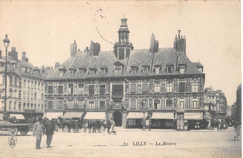 Carte postale ancienne Lille - La Bourse à Lille