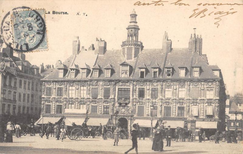 Carte postale ancienne Lille - La Bourse à Lille