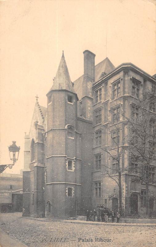 Carte postale ancienne Lille - Palais Rihour à Lille