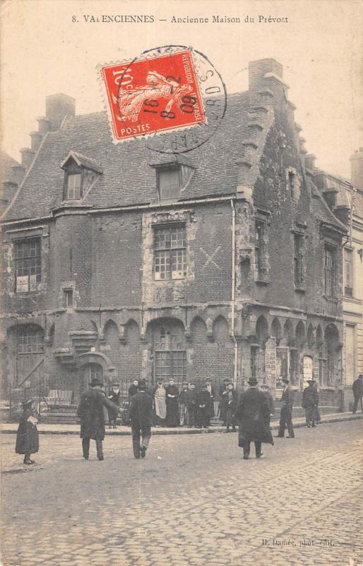 Carte postale ancienne Valenciennes - Ancienne Maison Du Prevost à Valenciennes
