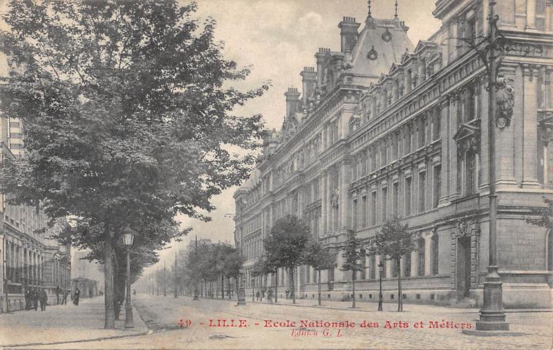 Carte postale ancienne Lille - Ecole Nationale Des Arts Et Metiers à Lille