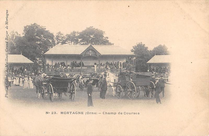 Carte postale ancienne Mortagne - Champ De Courses