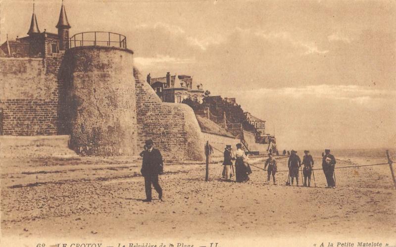 Carte postale ancienne Le Crotoy - Le Belvedere De La Plage au Crotoy