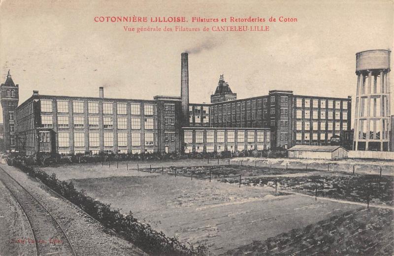 Carte postale ancienne Cotonniere Lilloise - Filatures Et Retorderies De Coton - Lille /CANTELEU à Lille