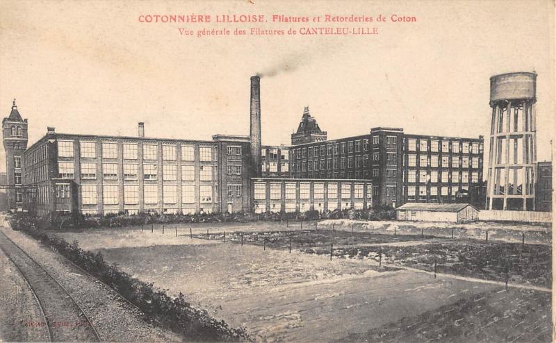 Carte postale ancienne Cotonniere Lilloise - Filatures Et Retorderies De Coton - Lille /CANTELEU à Lille