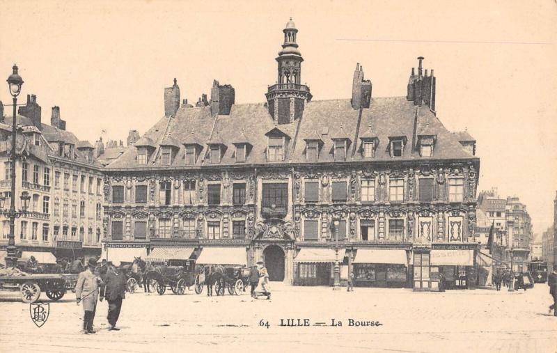 Carte postale ancienne Lille - La Bourse à Lille