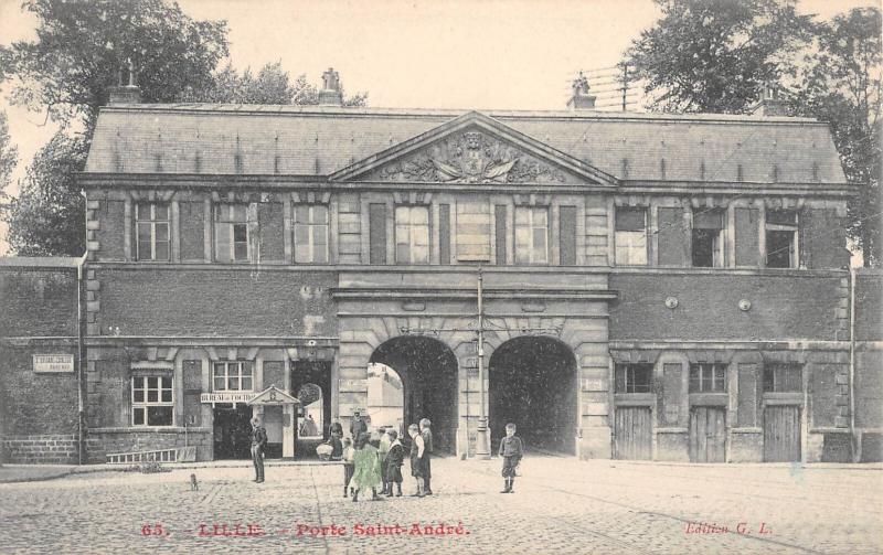 Carte postale ancienne Lille - Porte Saint Andre à Lille