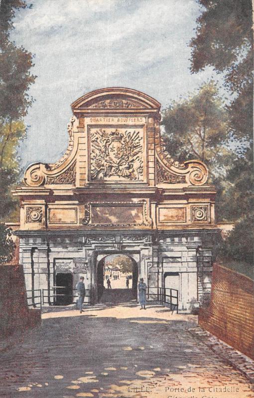 Carte postale ancienne Lille - Porte De La Citadelle à Lille