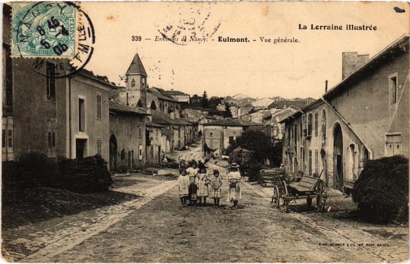 Carte postale ancienne Eulmont vue generale à Eulmont
