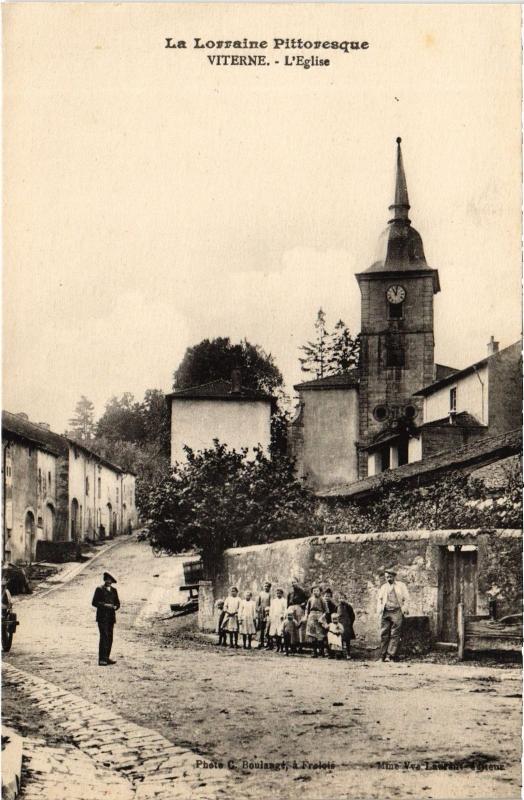 Carte postale ancienne Viterne eglise à Viterne