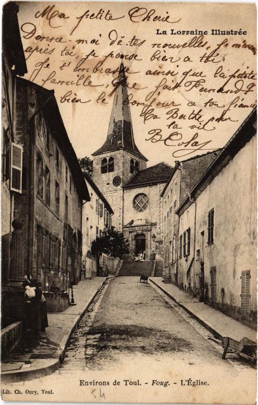 Carte postale ancienne Foug Eglise