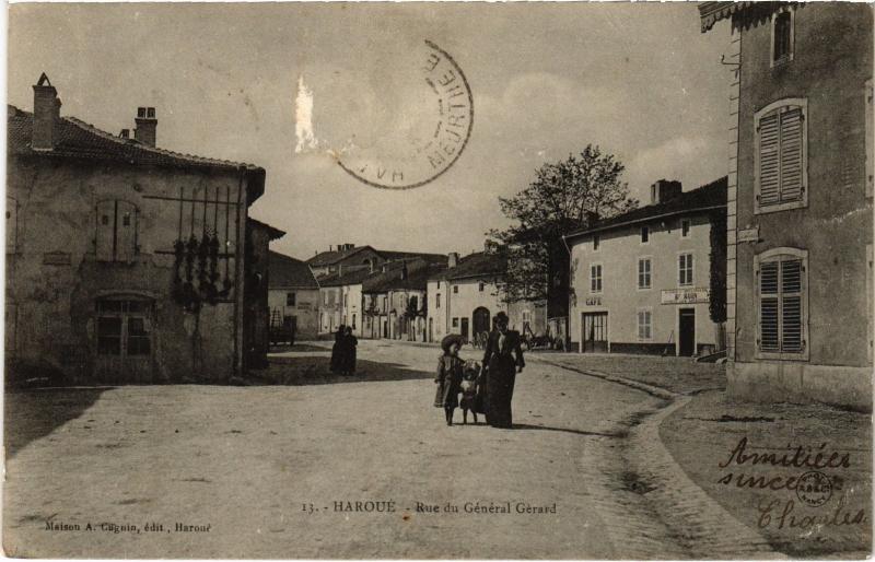 Carte postale ancienne Haroue Rue du General Gerard