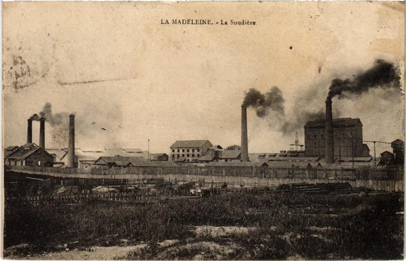 Carte postale ancienne La Madeleine la Soudiere