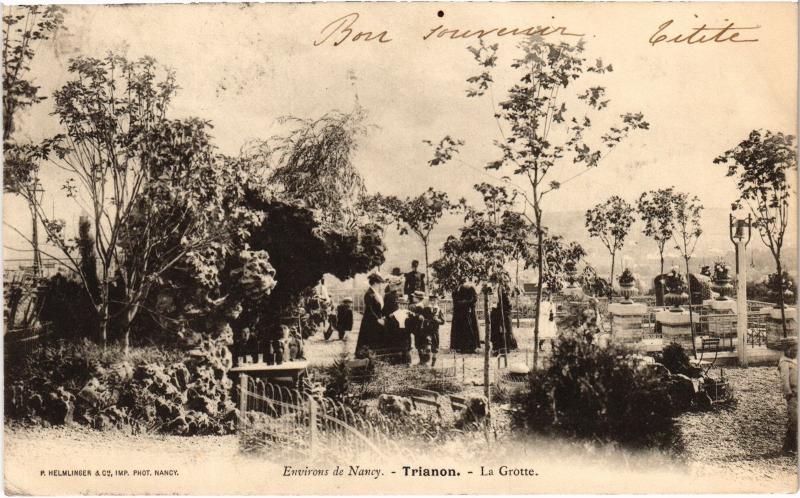 Carte postale ancienne Trianon la Grotte