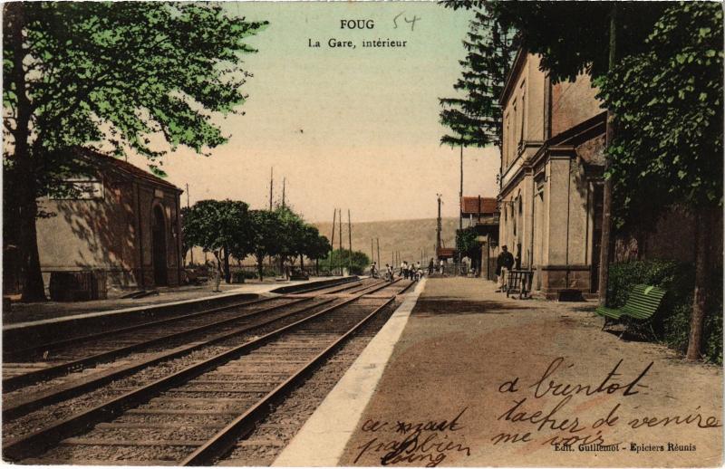 Carte postale ancienne Foug la Gare