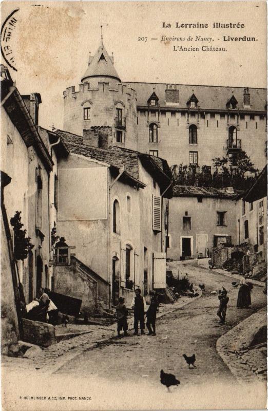 Carte postale ancienne Liverdun le Chateau à Liverdun