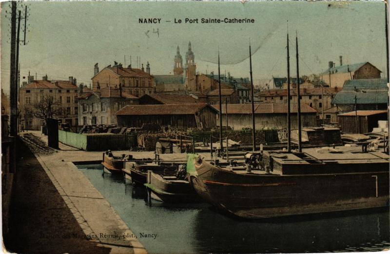 Carte postale ancienne Nancy Port Sainte-Catherine à Nancy