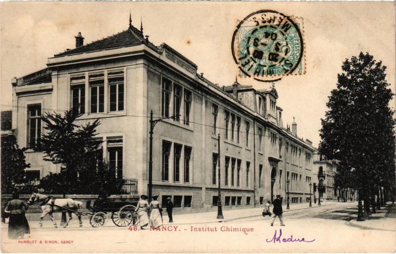 Carte postale ancienne Nancy Institut Chimique à Nancy