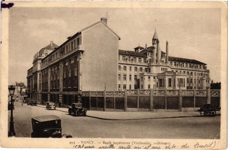 Carte postale ancienne Nancy Ecole superieure à Nancy