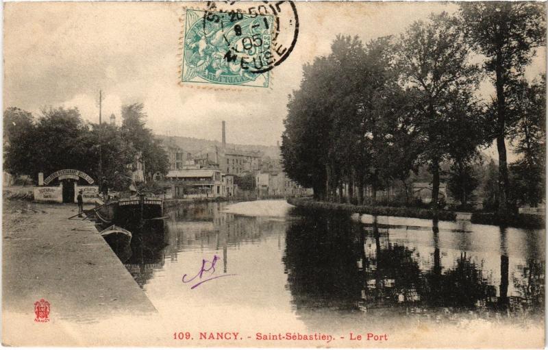 Carte postale ancienne Nancy Saint Sebastien le Port à Nancy