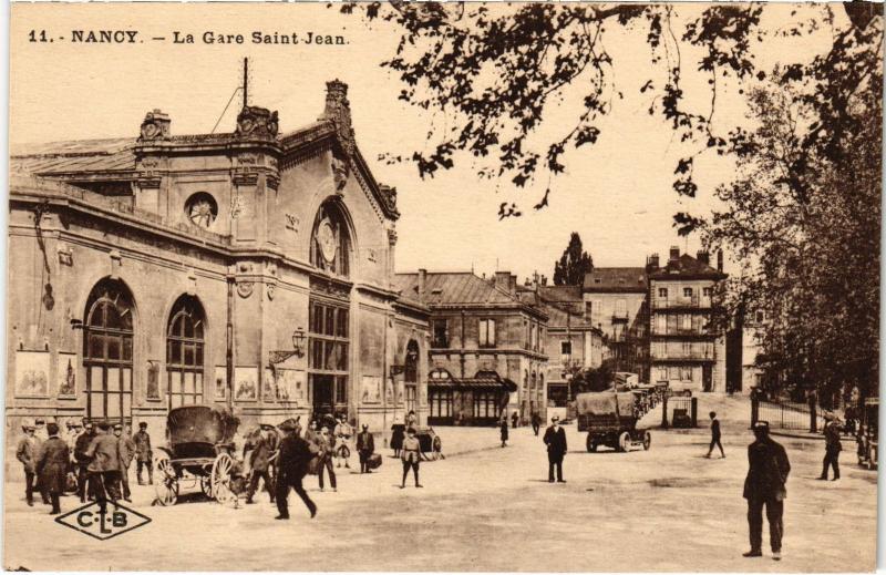Carte postale ancienne Nancy la Gare à Nancy