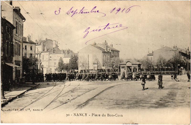 Carte postale ancienne Nancy Place du Bon Coin à Nancy