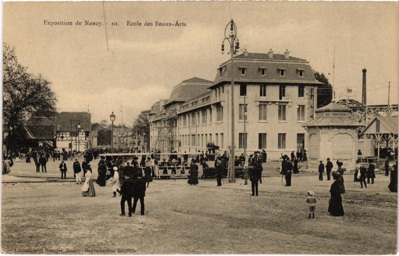Carte postale ancienne Nancy Ecole des Beaux Arts à Nancy