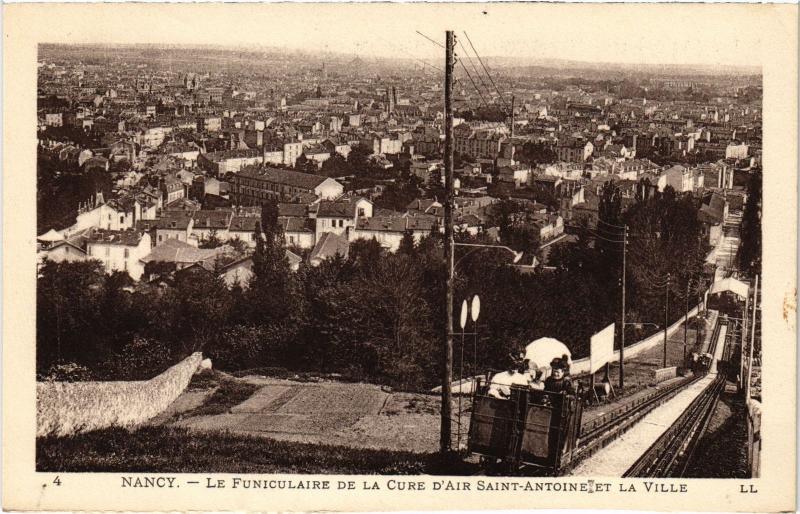 Carte postale ancienne Nancy le Funiculaire à Nancy