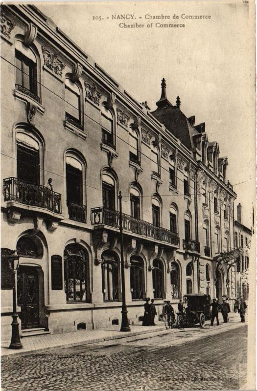 Carte postale ancienne Nancy Chambre de Commerce à Nancy
