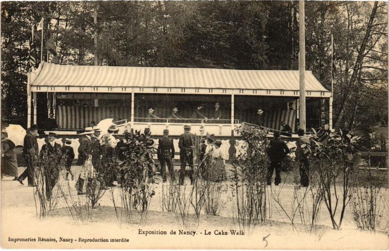 Carte postale ancienne Nancy le Cake Walk à Nancy