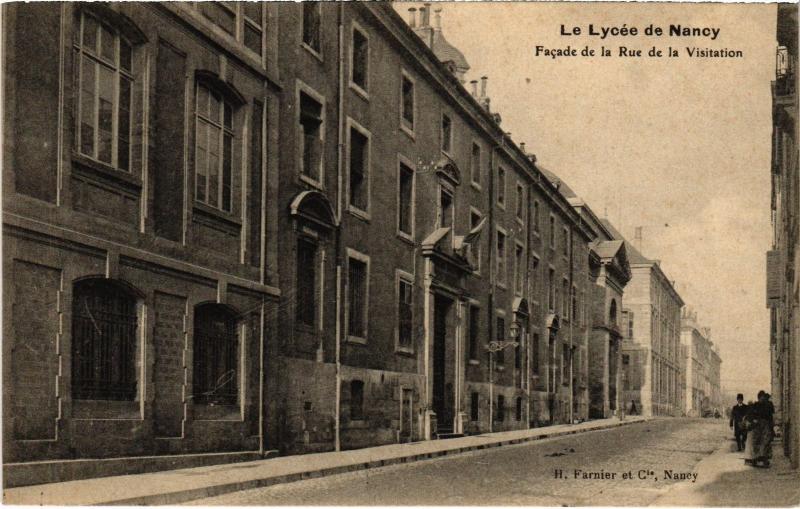 Carte postale ancienne Nancy Rue de la Visitation à Nancy