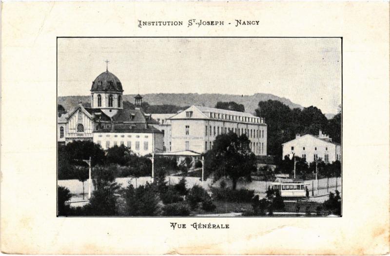Carte postale ancienne Nancy vue generale à Nancy