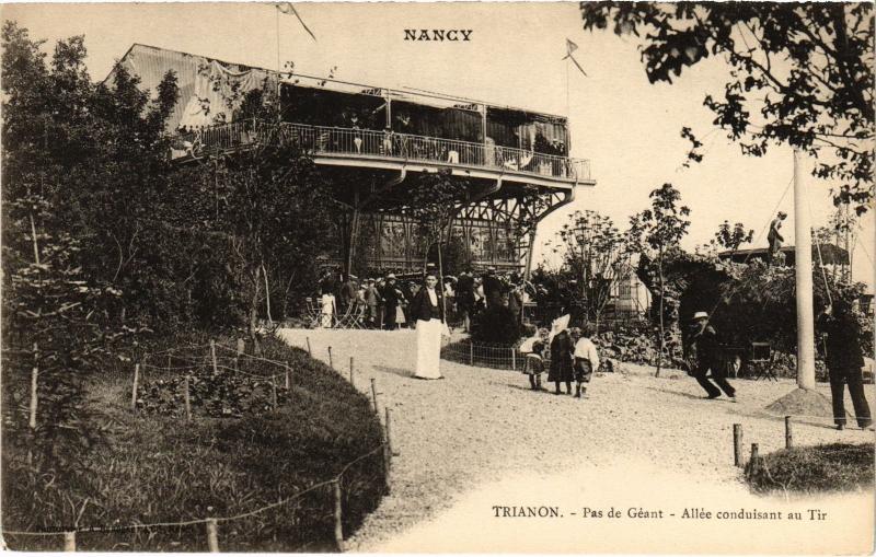 Carte postale ancienne Nancy allee conduisant au Tir à Nancy