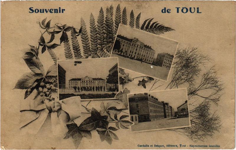 Carte postale ancienne Toul souvenir